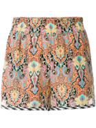 Etro Bohemian Print Shorts - Multicolour