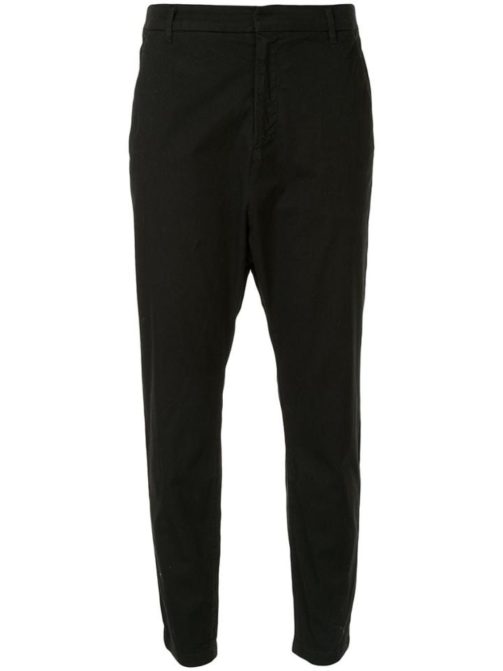 Nili Lotan Cropped Slim-fit Trousers - Black