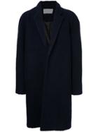 Strateas Carlucci Single Breasted Coat - Blue