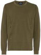 Stone Island Shadow Project Crew Neck Cotton Sweatshirt - Green