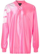 We11done Oversized Jersey Top - Pink