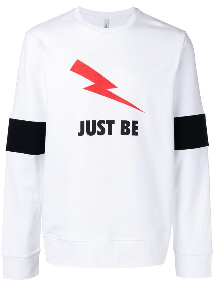 Neil Barrett Just Be Sweater - White