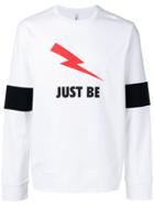 Neil Barrett Just Be Sweater - White
