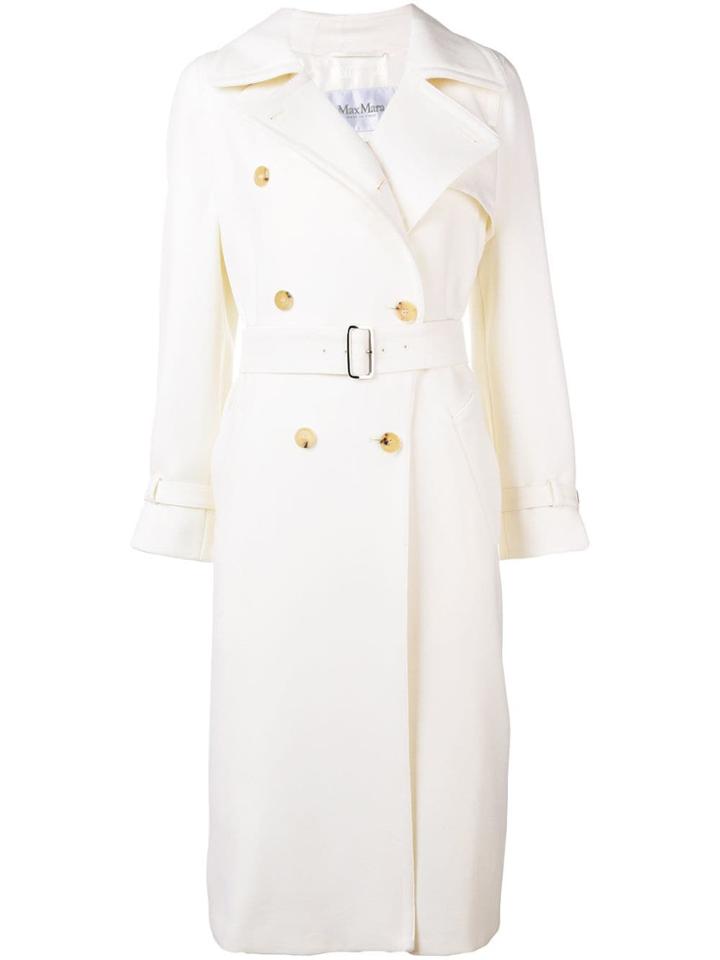 Max Mara Dalila Trench Coat - White