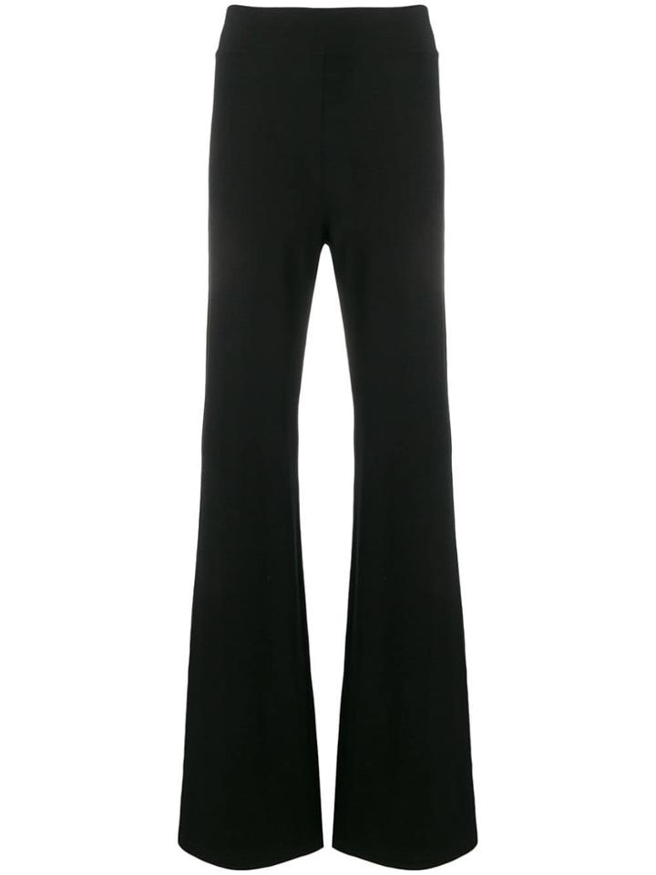 D.exterior High Rise Flared Trousers - Blue