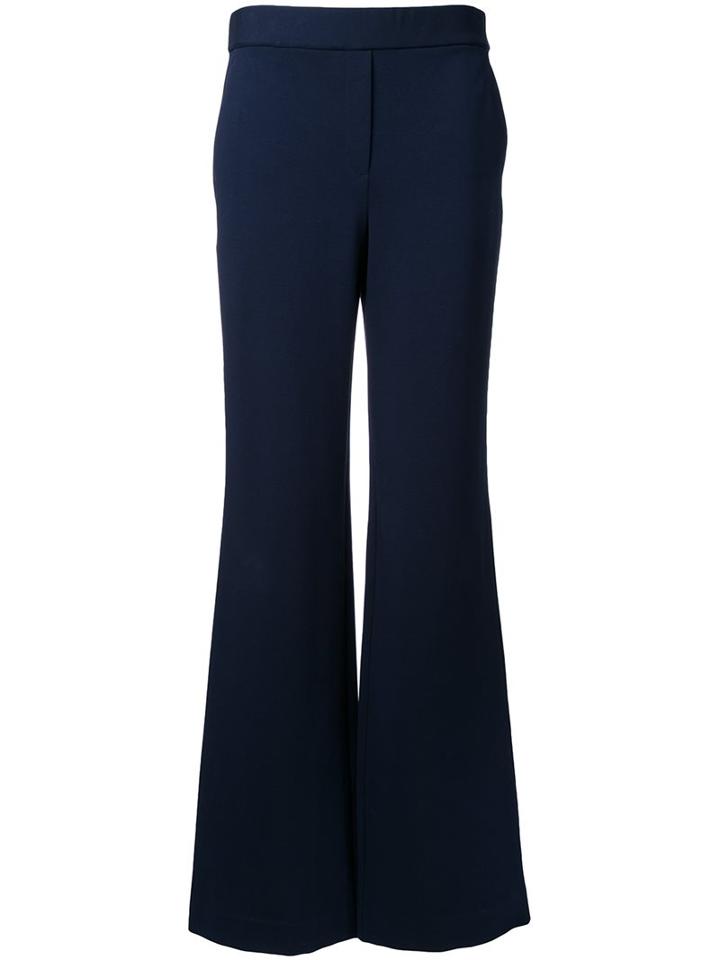 Theory - Wide Leg Trousers - Women - Polyester/polyurethane/spandex/elastane/polyimide - M, Blue, Polyester/polyurethane/spandex/elastane/polyimide