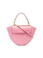 Wandler Mini Pink Hortensia Leather Shoulder Bag - Pink & Purple