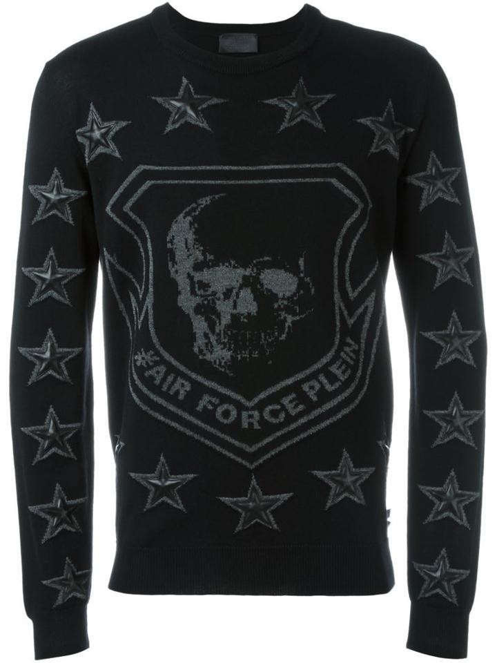 Philipp Plein 'fremd' Jumper, Men's, Size: Medium, Black, Polyester/viscose/merino