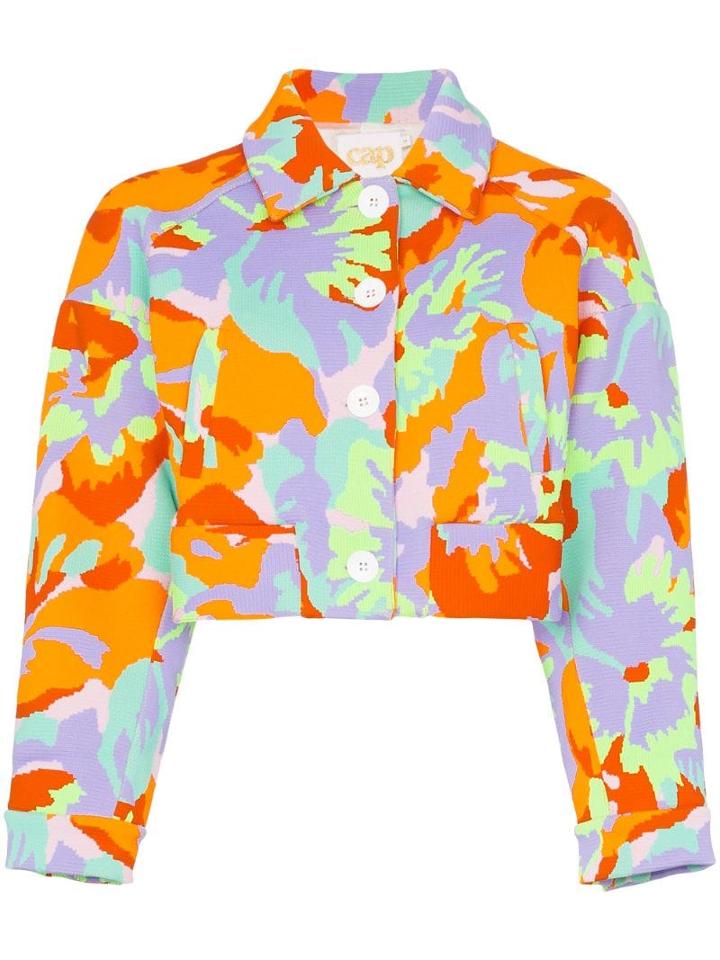 Cap - Camo Flower Neon