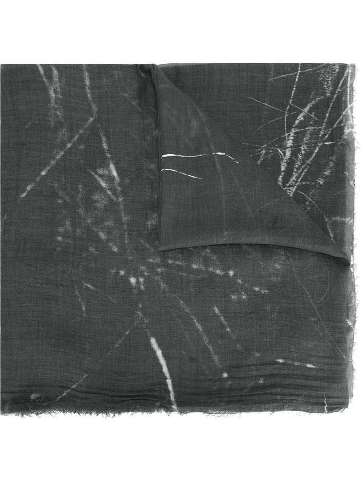 Lost & Found Ria Dunn Digital Printed Scarf, Adult Unisex, Grey, Cotton/modal