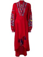 Yuliya Magdych 'eden Tree' Dress - Red