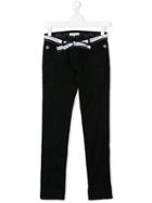 Givenchy Kids Logo Belt Trousers - Black