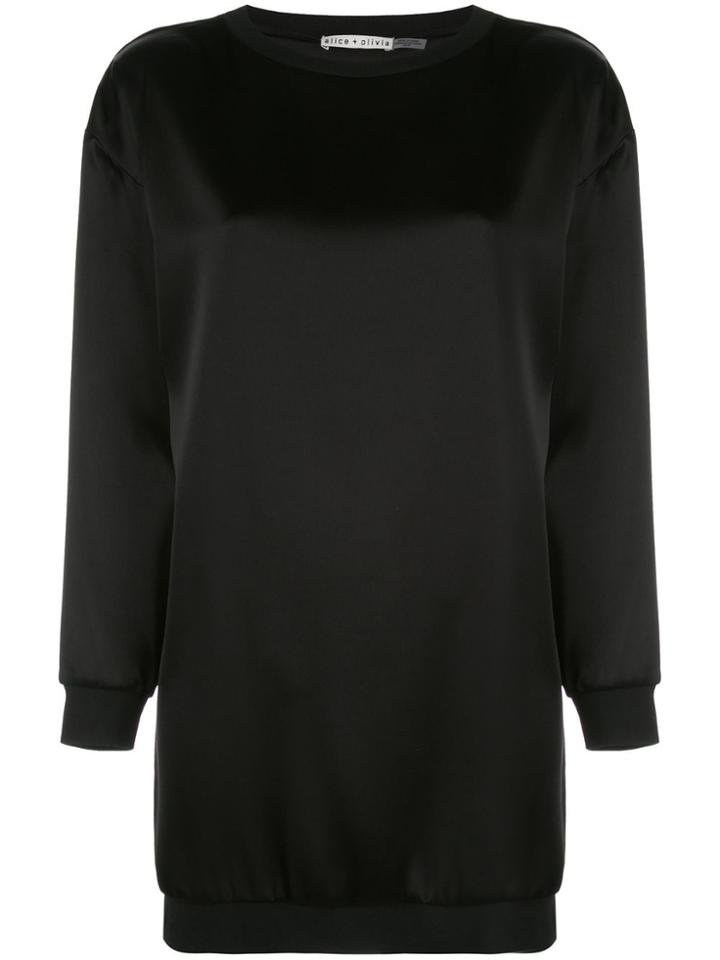 Alice+olivia Drea Sweater Dress - Black