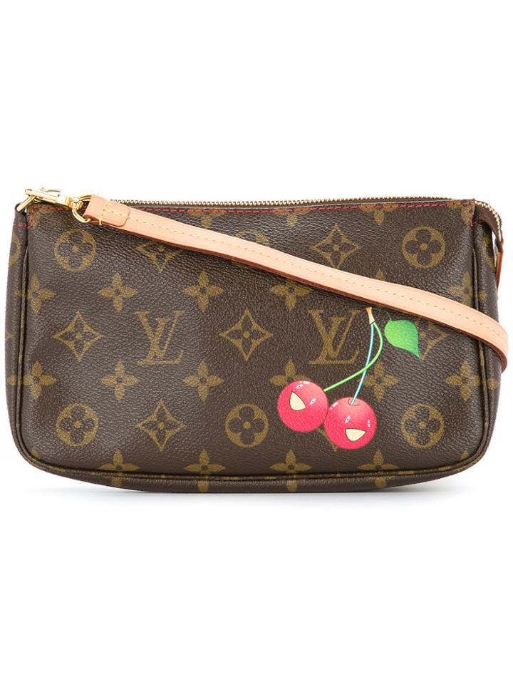 Louis Vuitton Vintage Pochette Accessories Pouch - Brown