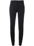 Incotex Tailored Skinny Trousers, Women's, Size: 44, Black, Spandex/elastane/wool