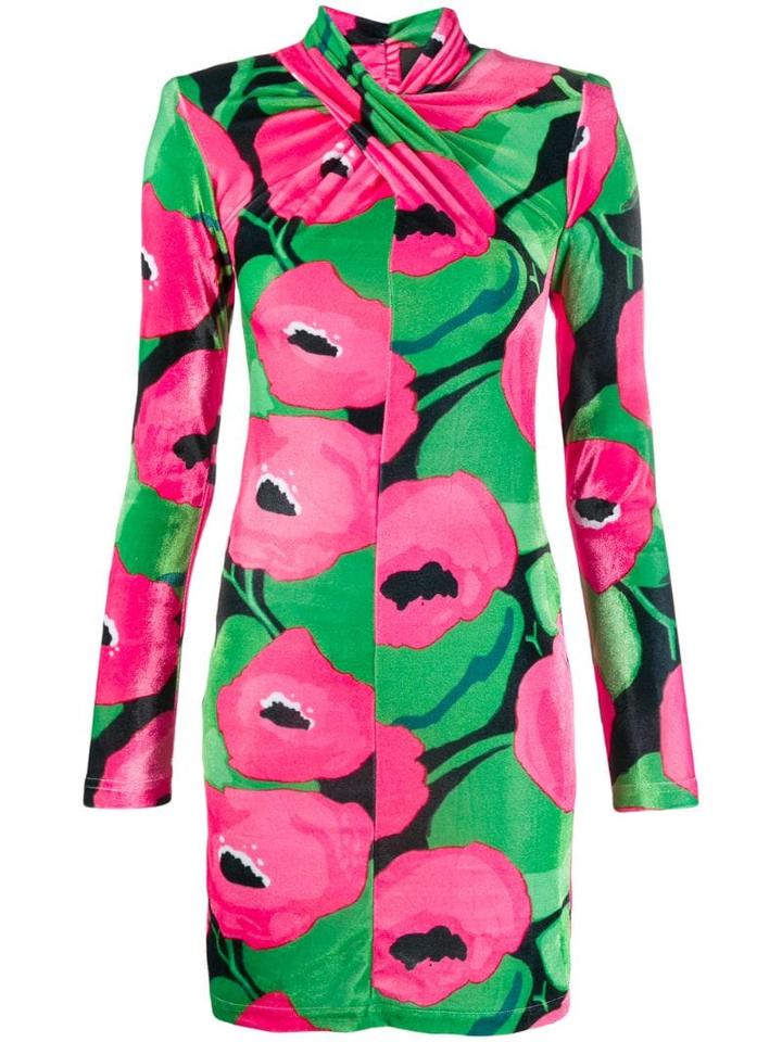 Richard Quinn Richard Quinn - Woman - Dress Ls Velvet - Green