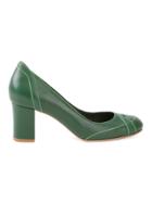 Sarah Chofakian Mid-heel Pumps - Green