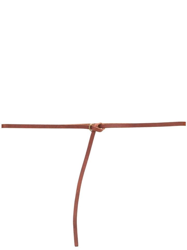 Forte Forte Thin Belt - Brown