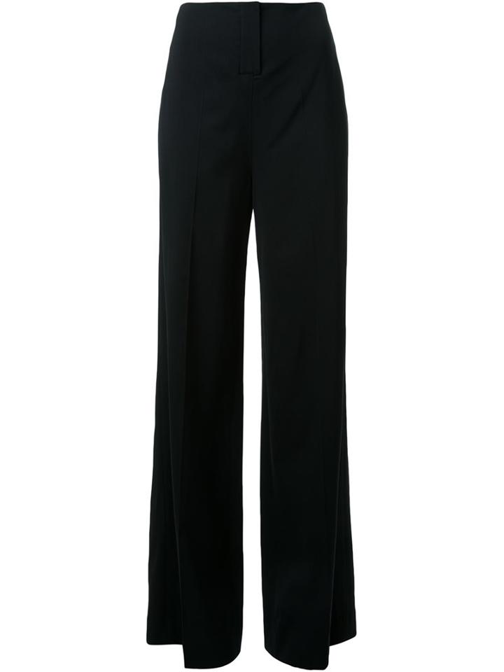 Scanlan Theodore Tailored Wide Leg Trousers, Women's, Size: 10, Black, Viscose