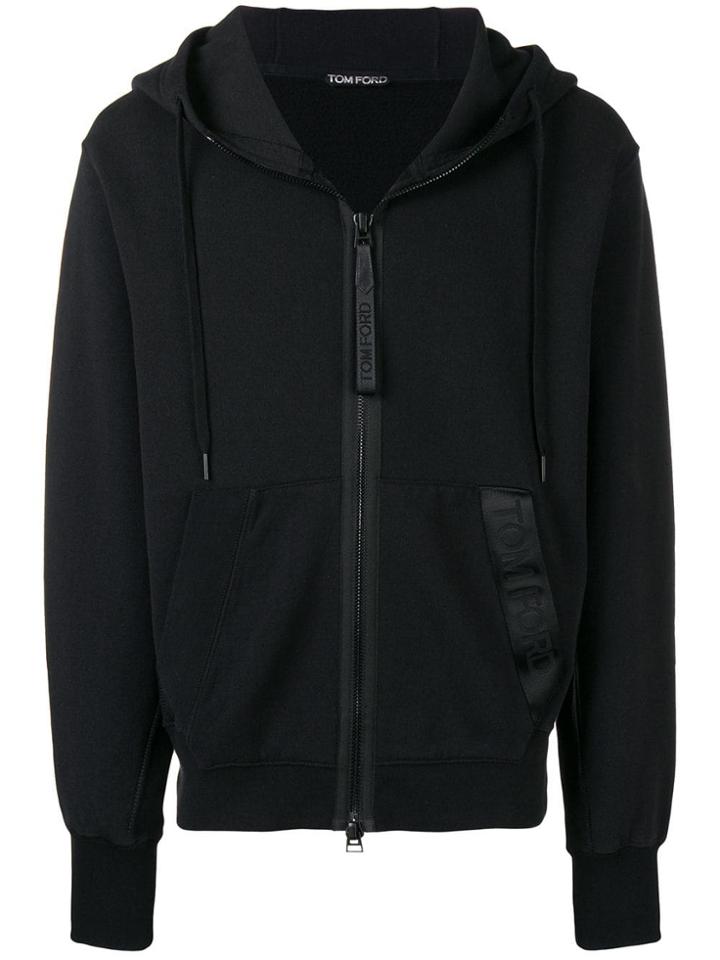 Tom Ford Zipped Up Hoodie - Black