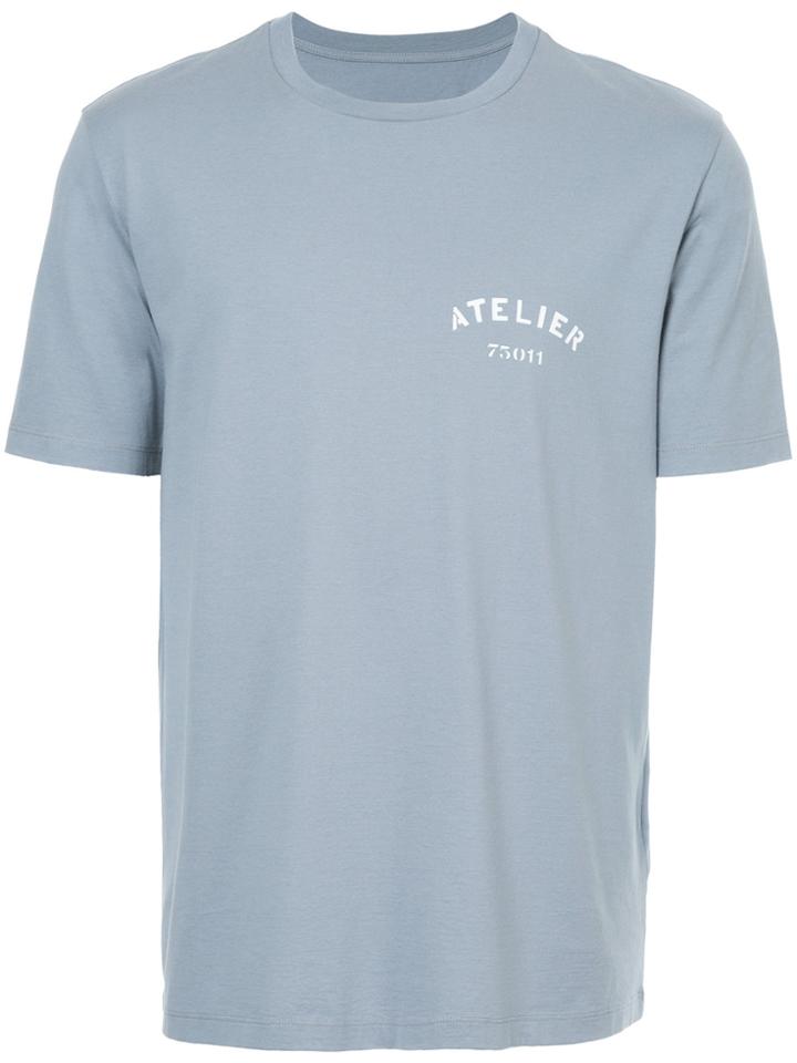 Maison Margiela Slogan T-shirt - Blue