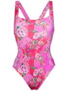 Amir Slama Roses Printswimsuit - Unavailable