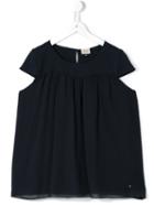 Armani Junior Flared Blouse, Size: 16 Yrs, Blue