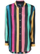 Ps Paul Smith Striped Shirt - Blue