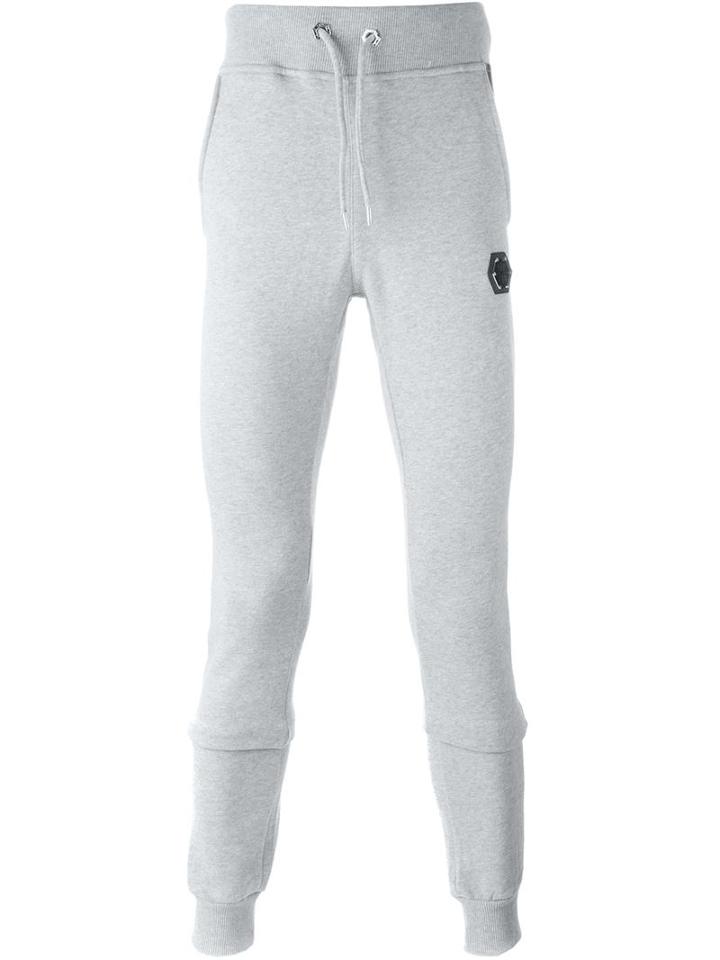 Philipp Plein Start Track Pants, Men's, Size: Xl, Grey, Cotton