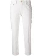 Michael Michael Kors - Cropped Jeans - Women - Cotton/spandex/elastane - Xxxs, White, Cotton/spandex/elastane