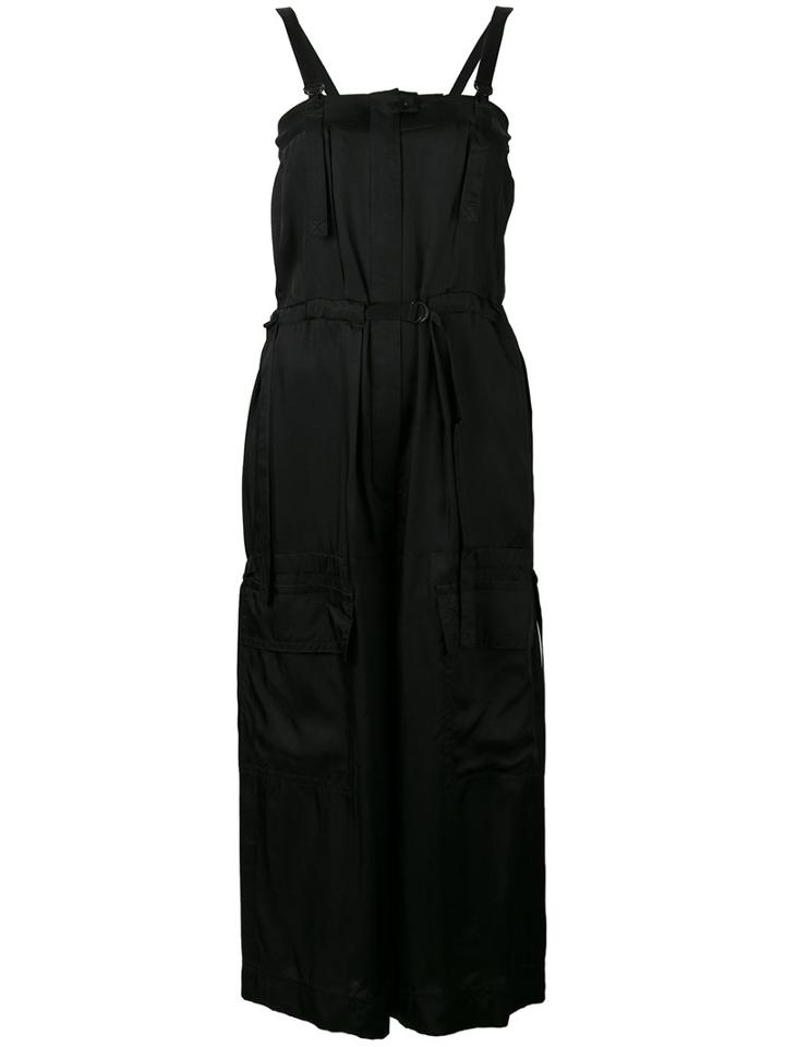 Christian Wijnants - Strappy Jumpsuit - Women - Cupro - 34, Black, Cupro