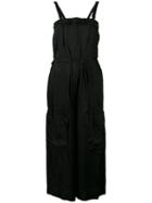 Christian Wijnants - Strappy Jumpsuit - Women - Cupro - 34, Black, Cupro