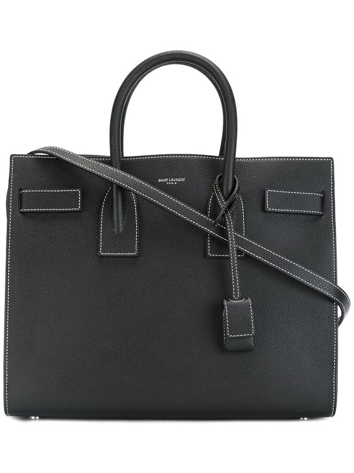 Saint Laurent - Small Sac De Jour Tote - Women - Calf Leather - One Size, Women's, Black, Calf Leather