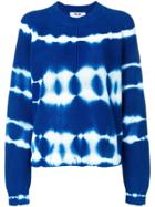 Msgm Tie-dye Sweater - Blue