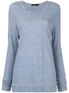 Bassike Striped Long-sleeves T-shirt - Blue