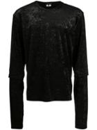 Comme Des Garçons Homme Plus Velvet Shirt - Black