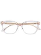 Gucci Eyewear Clear Frame Glasses - Neutrals