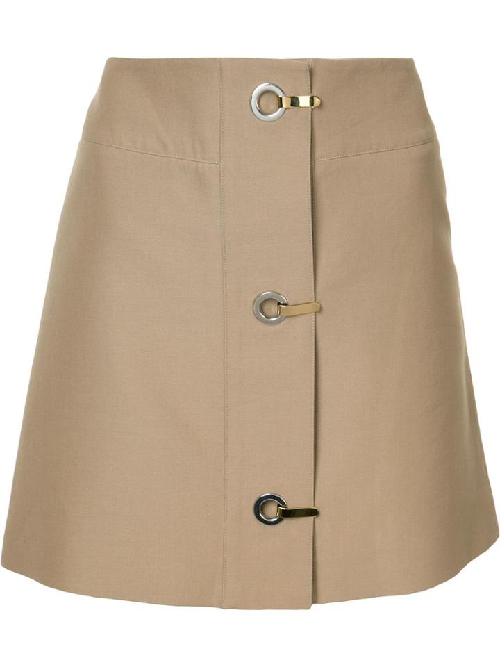 Marni Hook And Eyelet Skirt - Nude & Neutrals