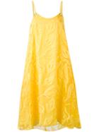 Cacharel - Floral Dress - Women - Silk/cotton - 40, Yellow/orange, Silk/cotton