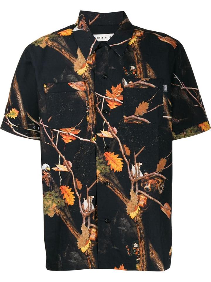 Billionaire Boys Club Tree Print Shirt - Black