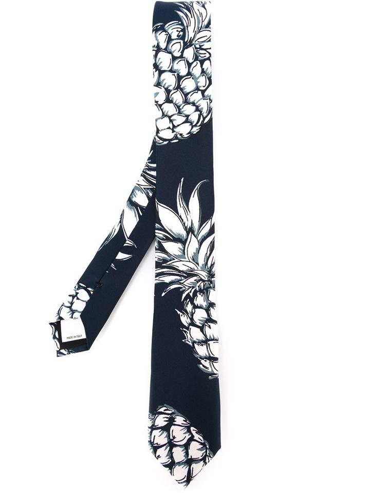 Valentino Garavani Pineapple Print Tie