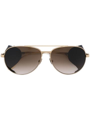 Bottega Veneta Intrecciato Detail Sunglasses