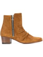 Amiri Zipped Chelsea Boots - Brown