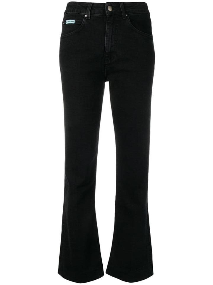 Alexa Chung High-waisted Flared Jeans - Black