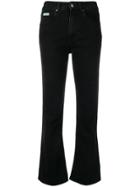 Alexa Chung High-waisted Flared Jeans - Black