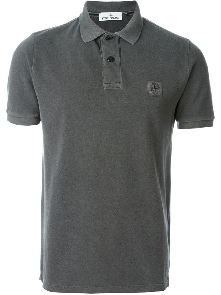 Stone Island Logo Patch Polo Shirt