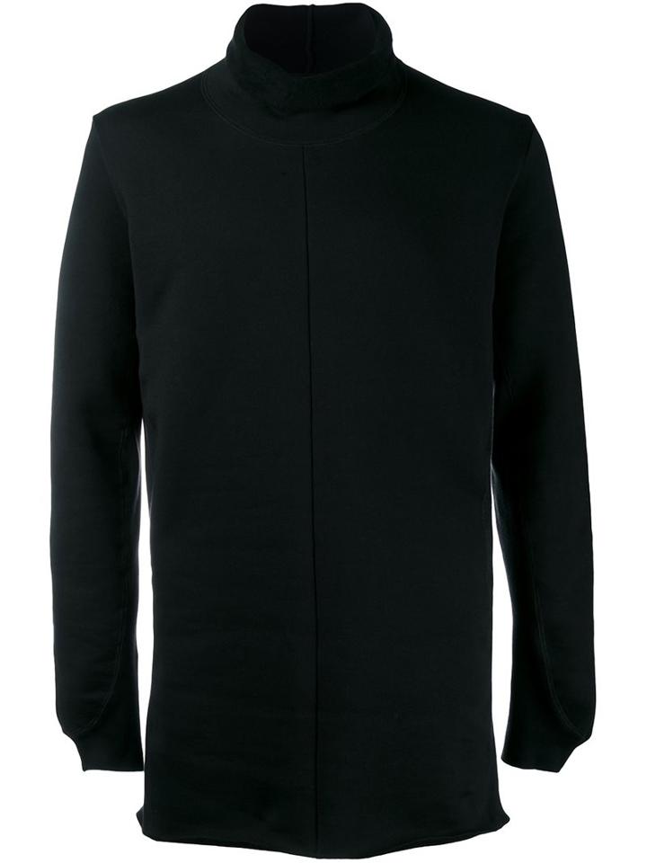 The Viridi-anne High Collar Long Length Sweatshirt