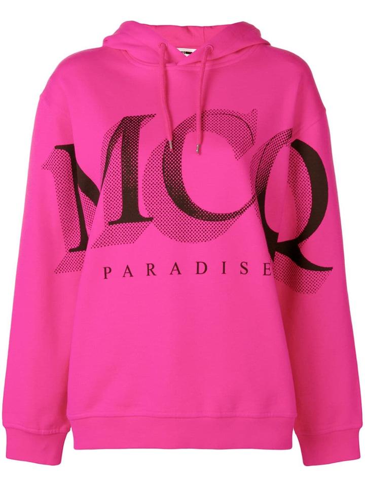 Mcq Alexander Mcqueen Paradise Hoodie - Pink