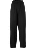 The Row Straight Leg Trousers, Women's, Size: L, Black, Viscose