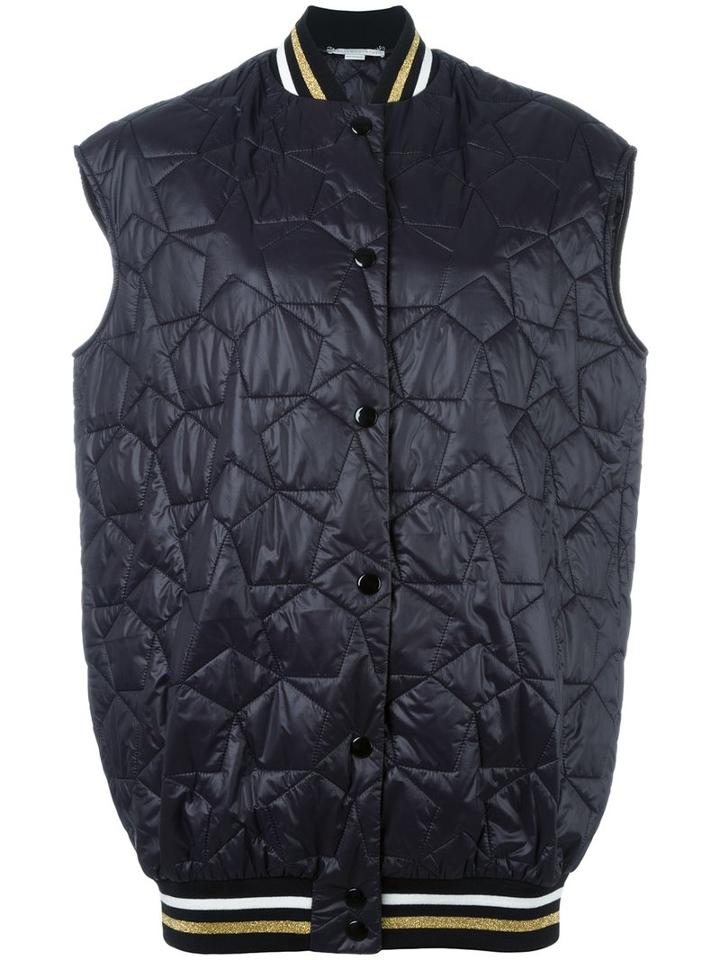 Stella Mccartney Sabine Star Quilted Gilet, Women's, Size: 40, Black, Polyester/polyamide/wool